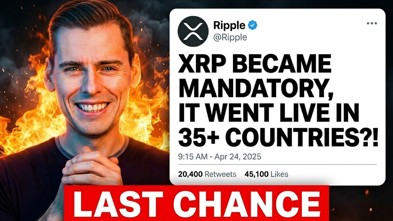 XRP ТОЛЬКО ЧТО СТАЛ ОБЯЗАТЕЛЬНЫМ?!?! (XRP ЗАПУЩЕН)