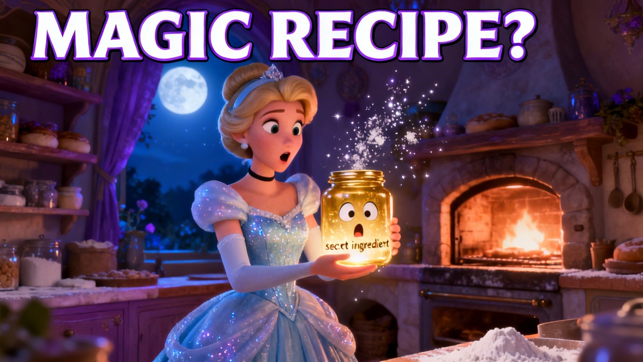 Cinderella and the Baker's Secret Ingredient | A Story of Love and Flavor|MoonMagic Bedtime Stories
