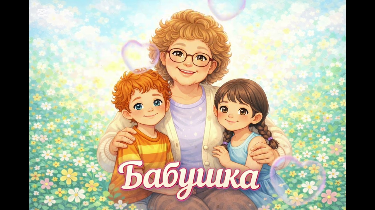 Бабушка.  Детская песня 2 вариант. 