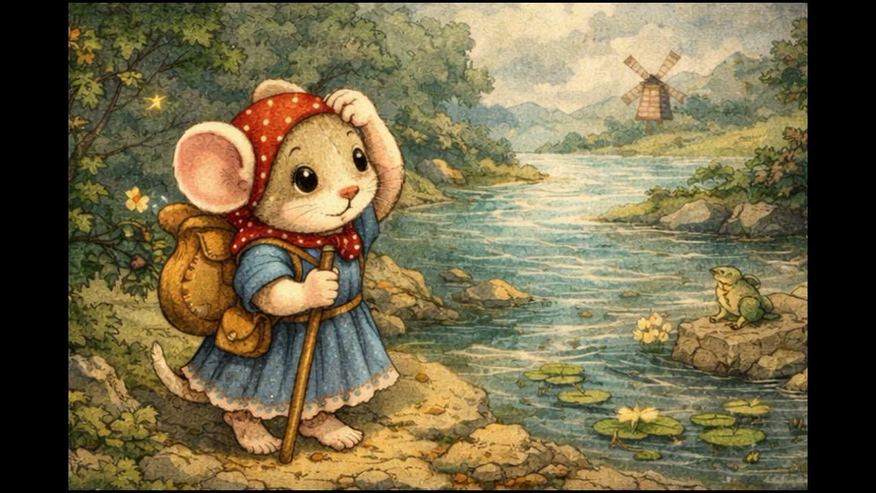 French Story for Beginner-Le voyage de la petite souris. 初学者 听故事 学法语-小老鼠的探险旅行