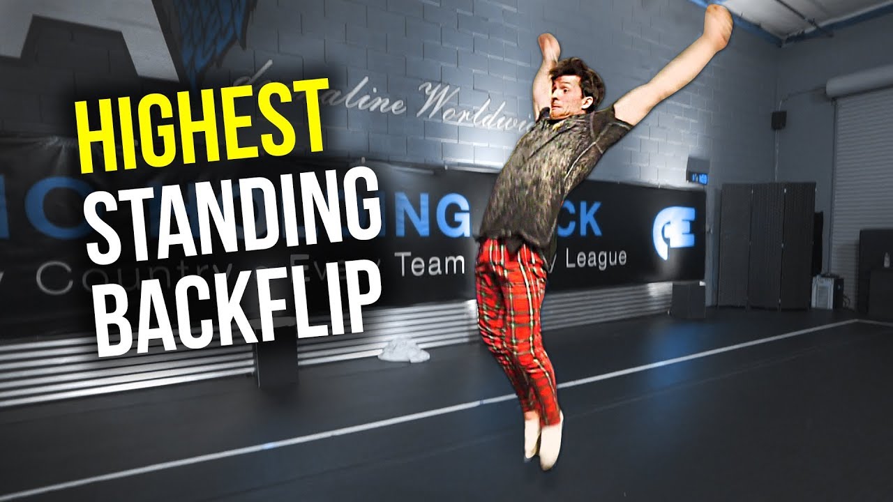 HIGHEST Standing Backflip Challenge!