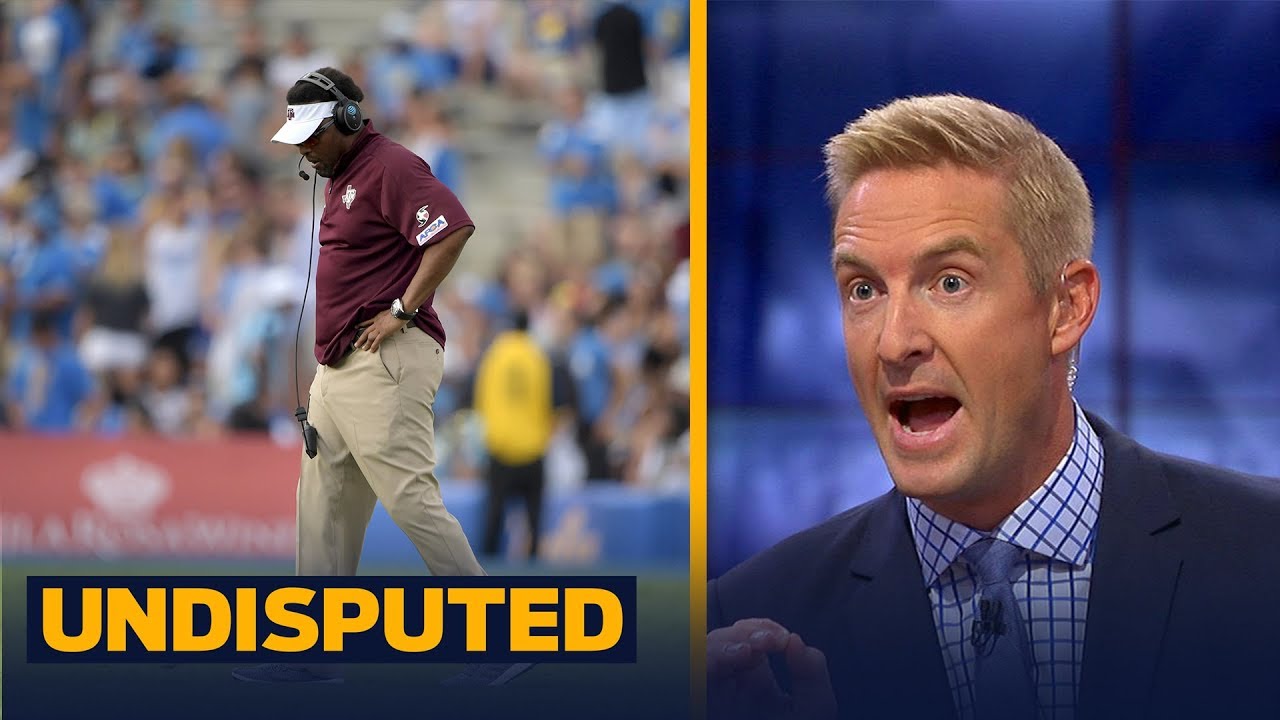 Kevin Sumlin on his way out from TAMU after disastrous game against UCLA? | UNDISPUTED
