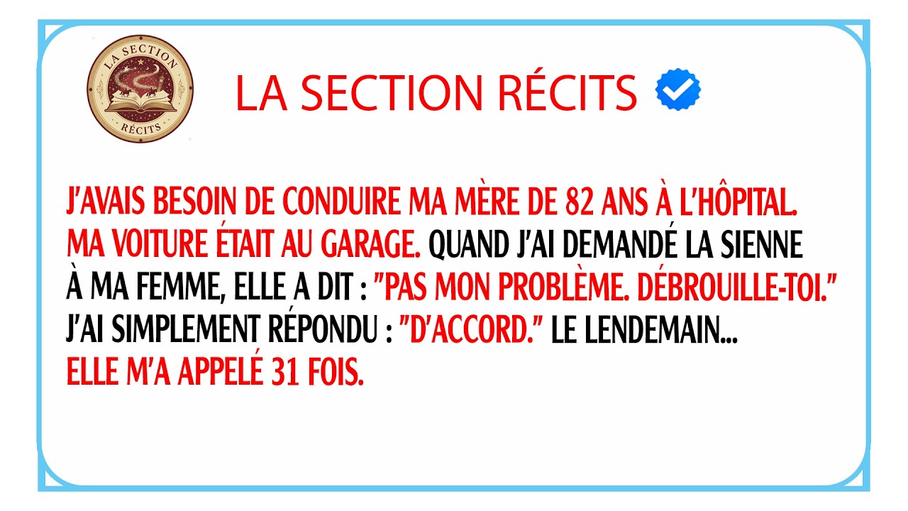 31 appels en un jour : J'ai découvert le secret caché de ma femme après 28 ans de mariage.