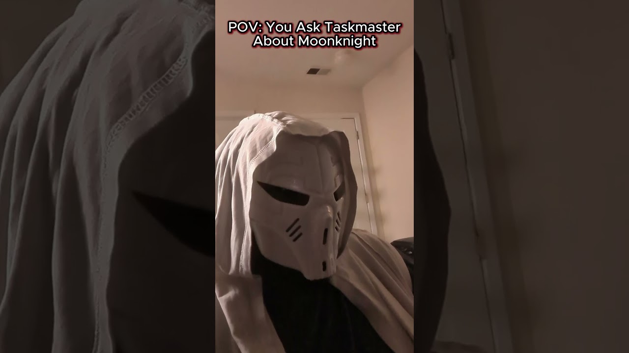 Точка зрения: Ты спросил Таскмастера о Лунном Рыцаре #marvel #moonknight #taskmaster #skit