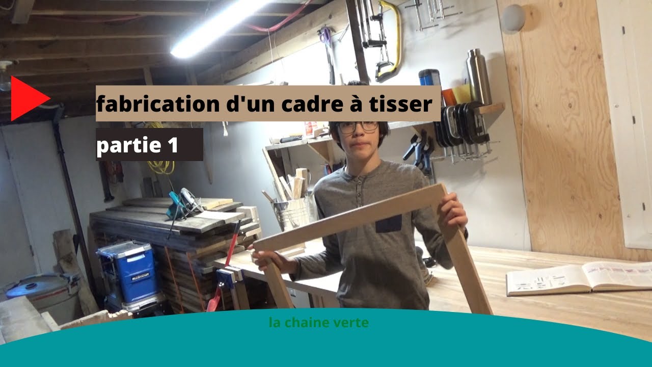 Fabrication d'un cadre à tisser! Partie 1