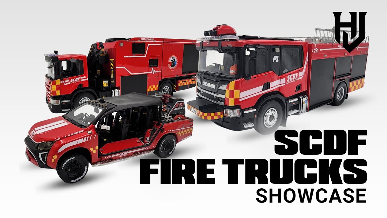 Diecast: SCDF Fire Trucks