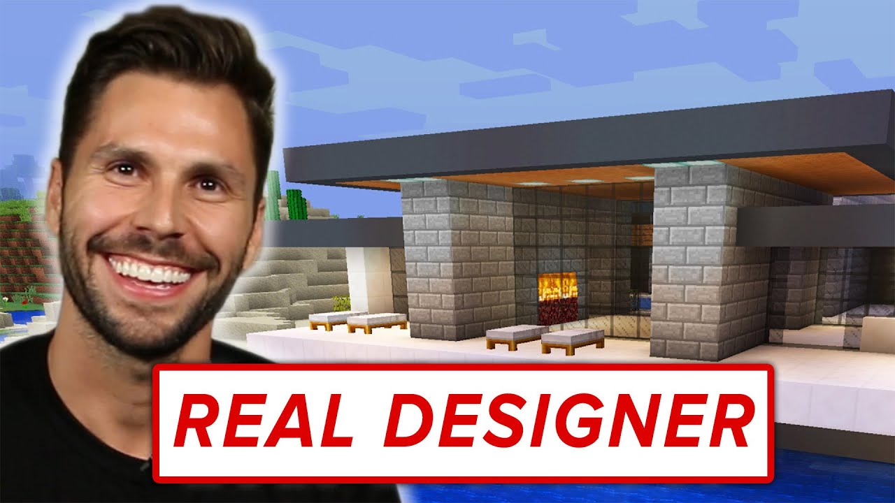 A Real Designer Builds A Mansion In Minecraft &bull; Professionals Play
