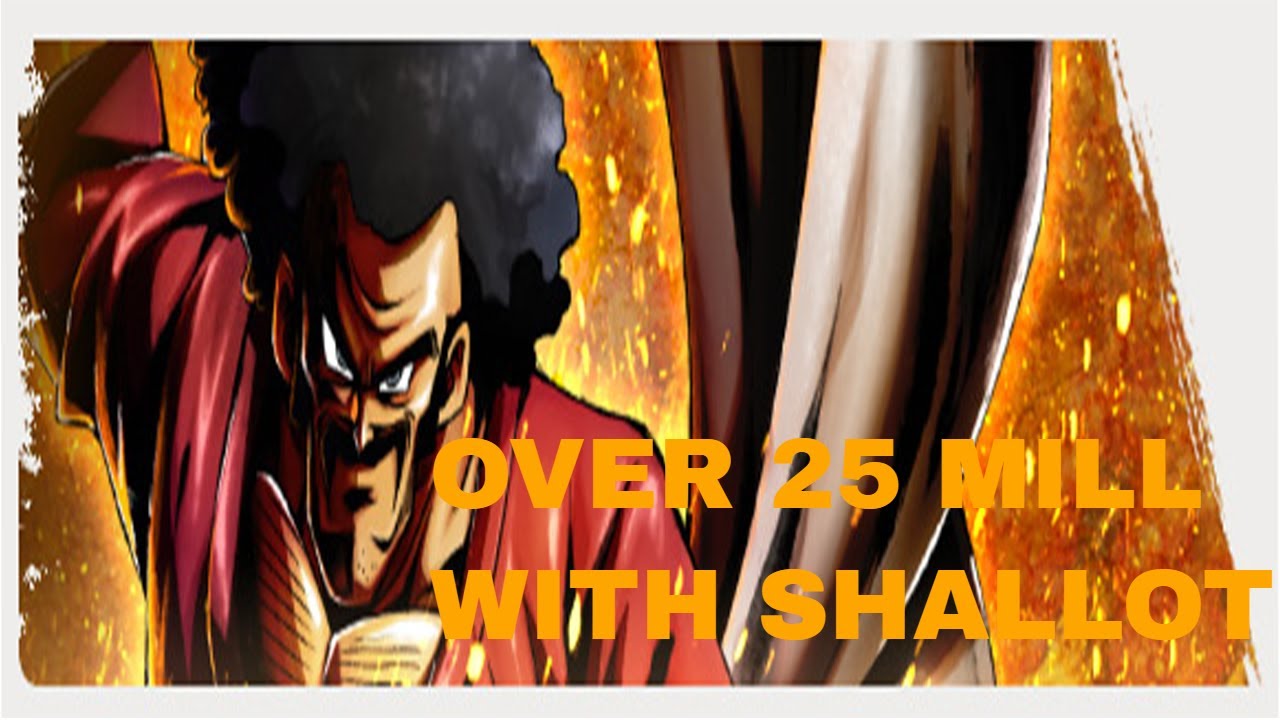 DB Legends Challenge rush champion inflicting over 25 million rising rush damage with shallot