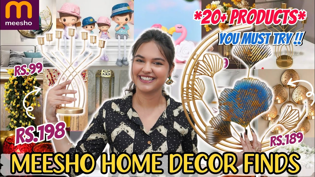 20+ Unique & Affordable *HOME DECOR* Finds😍 Meesho Home Decor Haul: Transform Your Space on a Budget