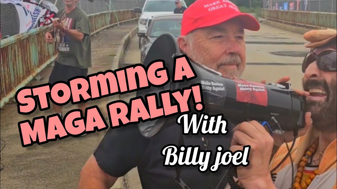 Crashing a MAGA Rally with Billy Joel - Robby Roadsteamer