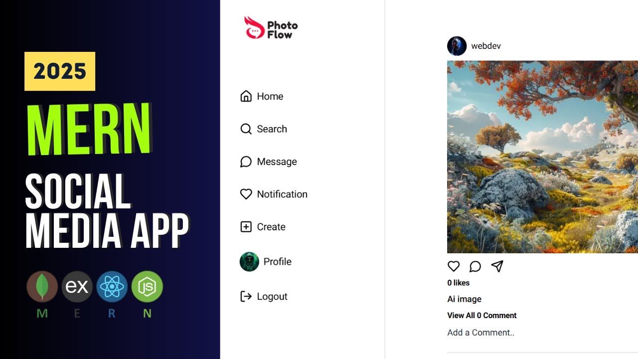 Build & Deploy a Full-Stack Social Media App with MERN & Next.js 15