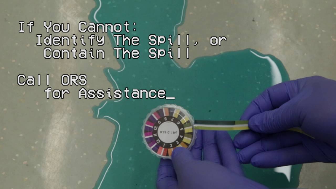 Responding to Incidental Chemical Spills
