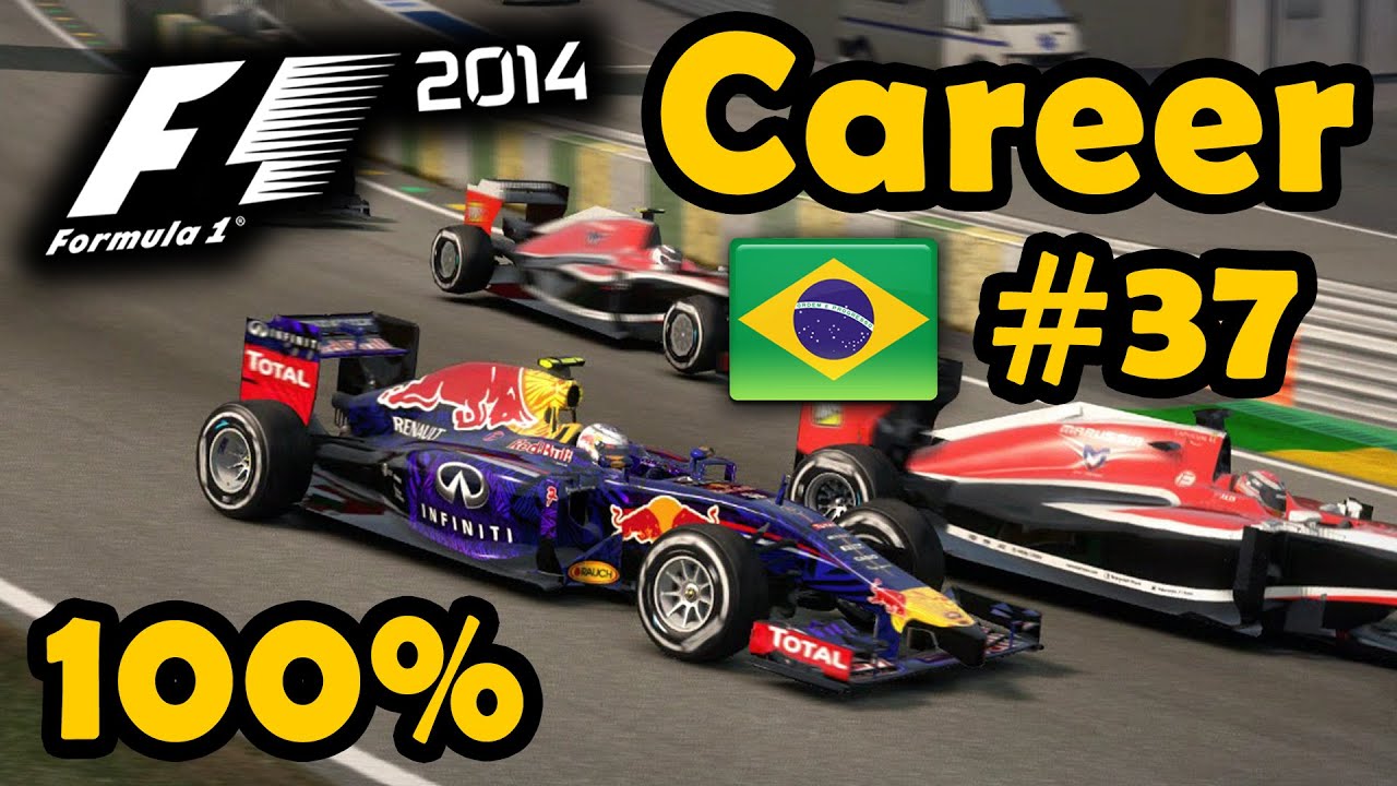 F1 2014 Career Part 37 - 100% Brazilian Grand Prix Race - Ultra Mod
