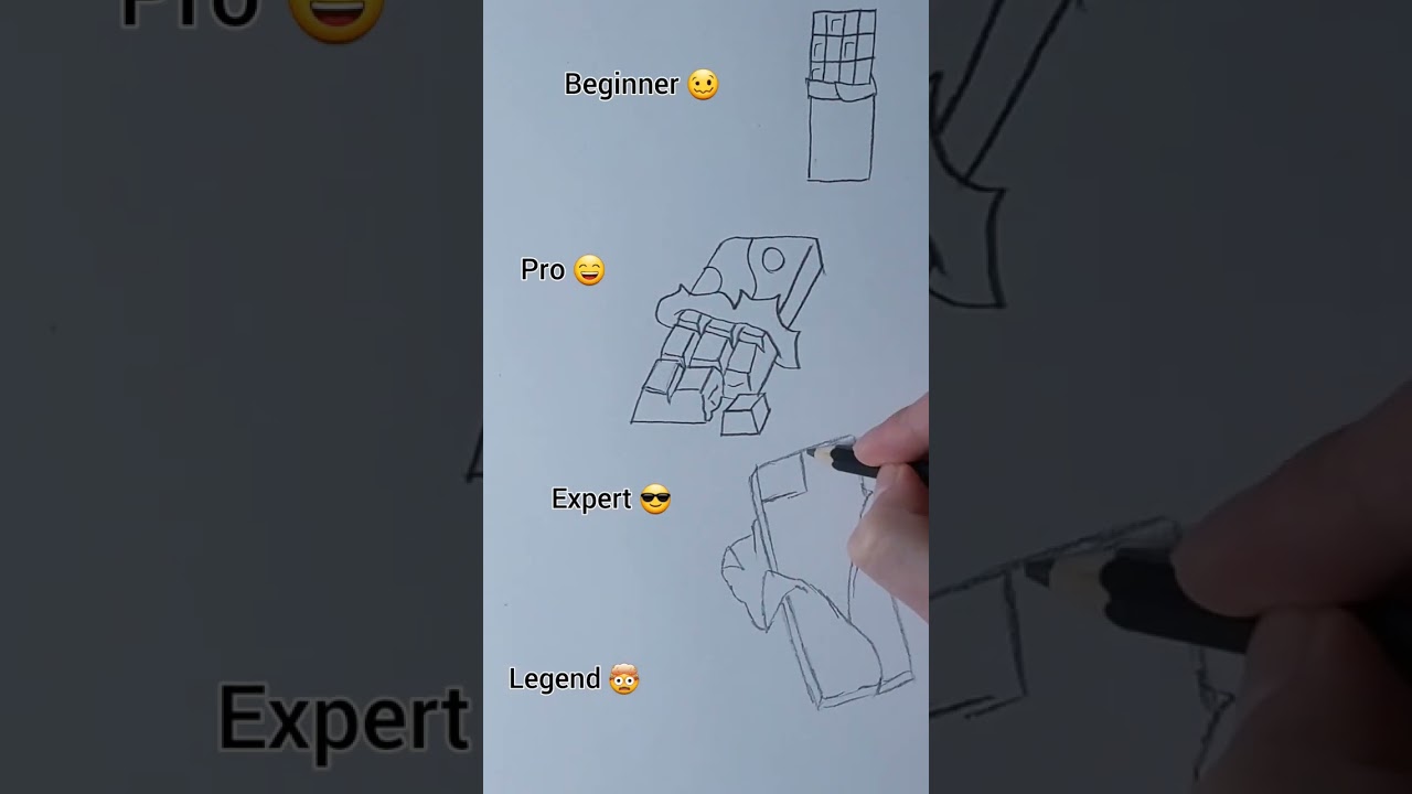 Drawing a chocolate bar 🍫