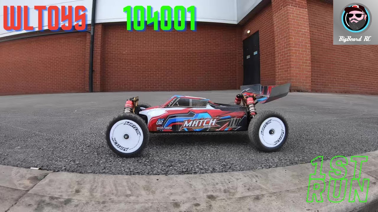 Wltoys 104001 1ST Run And Bash 2s 3s 1/10th