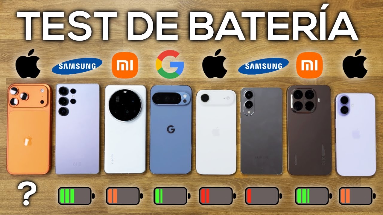 iPhone 17 Pro Max, S25 Ultra, Xiaomi 15, Pixel 10... 🔋 TEST BATERIA