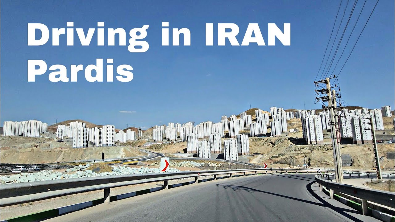 driving in iran | pardis new town | tehran in iran