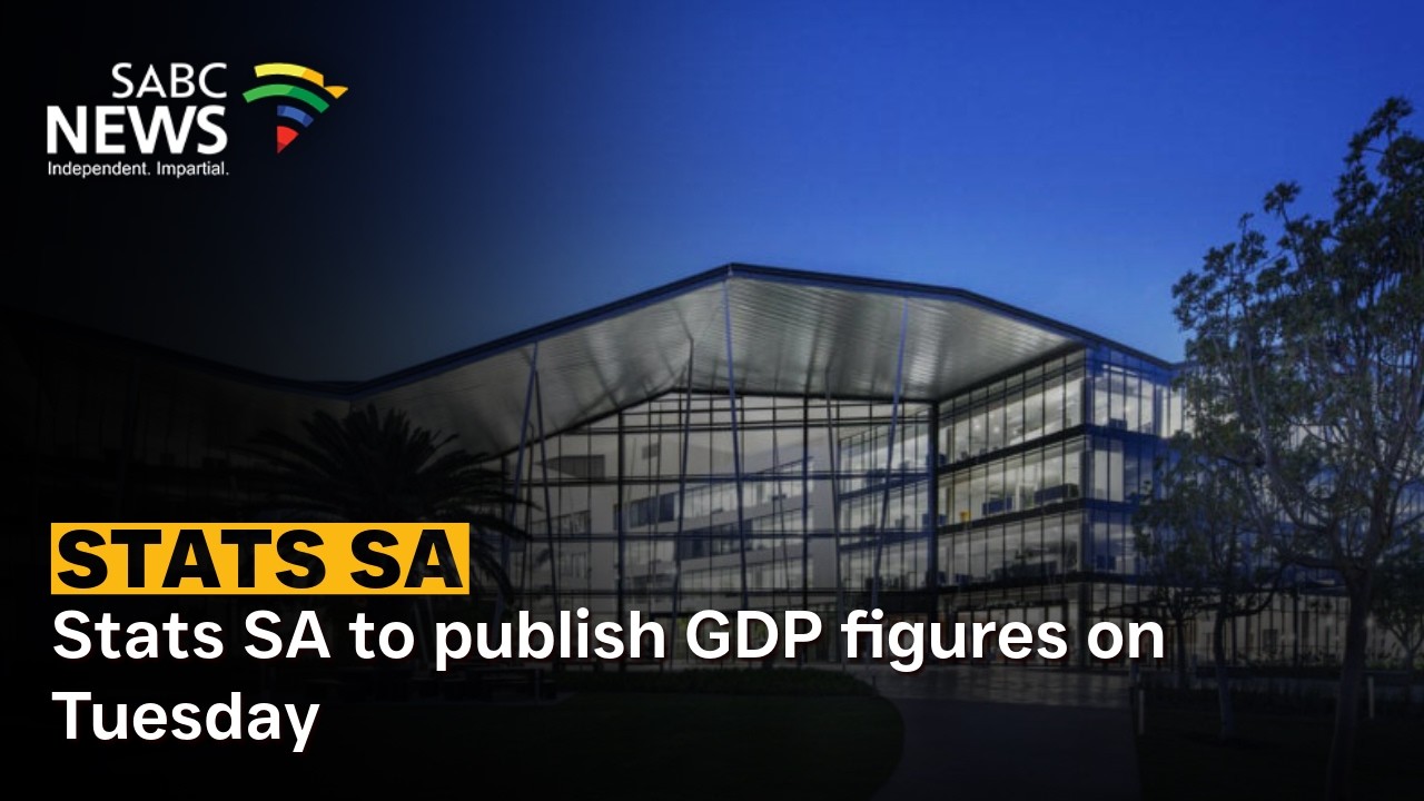 Stats SA to publish GDP figures on Tuesday
