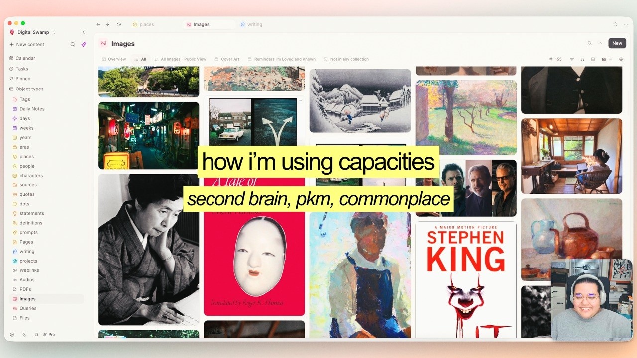 how i use capacities ⭐︎ 2025 capacities objects tour