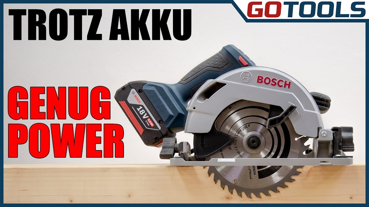 Bosch Akku Handkreissäge GKS 18V-57 G - Vorstellung mit Führungsschiene
