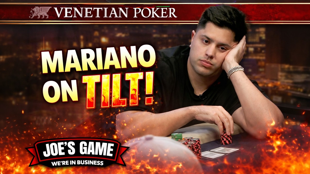 Мариано произвел фурор в прямом эфире Venetian Poker!
