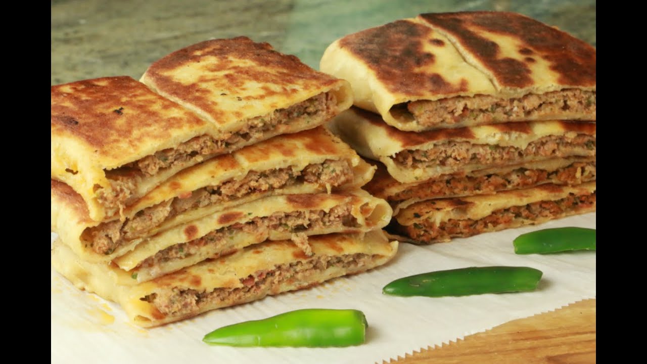BEST MEAT POCKETS | MIDDLE EASTERN FLAT BREAD WITH MEAT FILLING