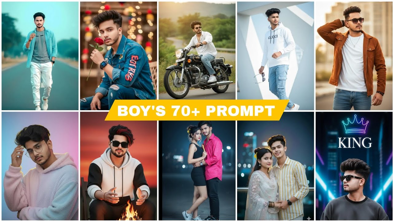 BOY'S 70+ PROMPT 🔥 INSTAGRAM TRENDING GOOGLE GEMINI AI PROMPT BOY'S | PHOTO EDITING 2026 #ai #viral 