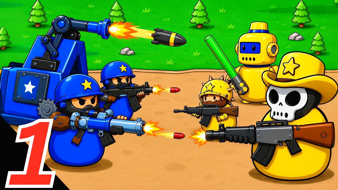Battle Bag War Zone Gameplay Walkthrough - Building the Perfect Army (iOS, Android)