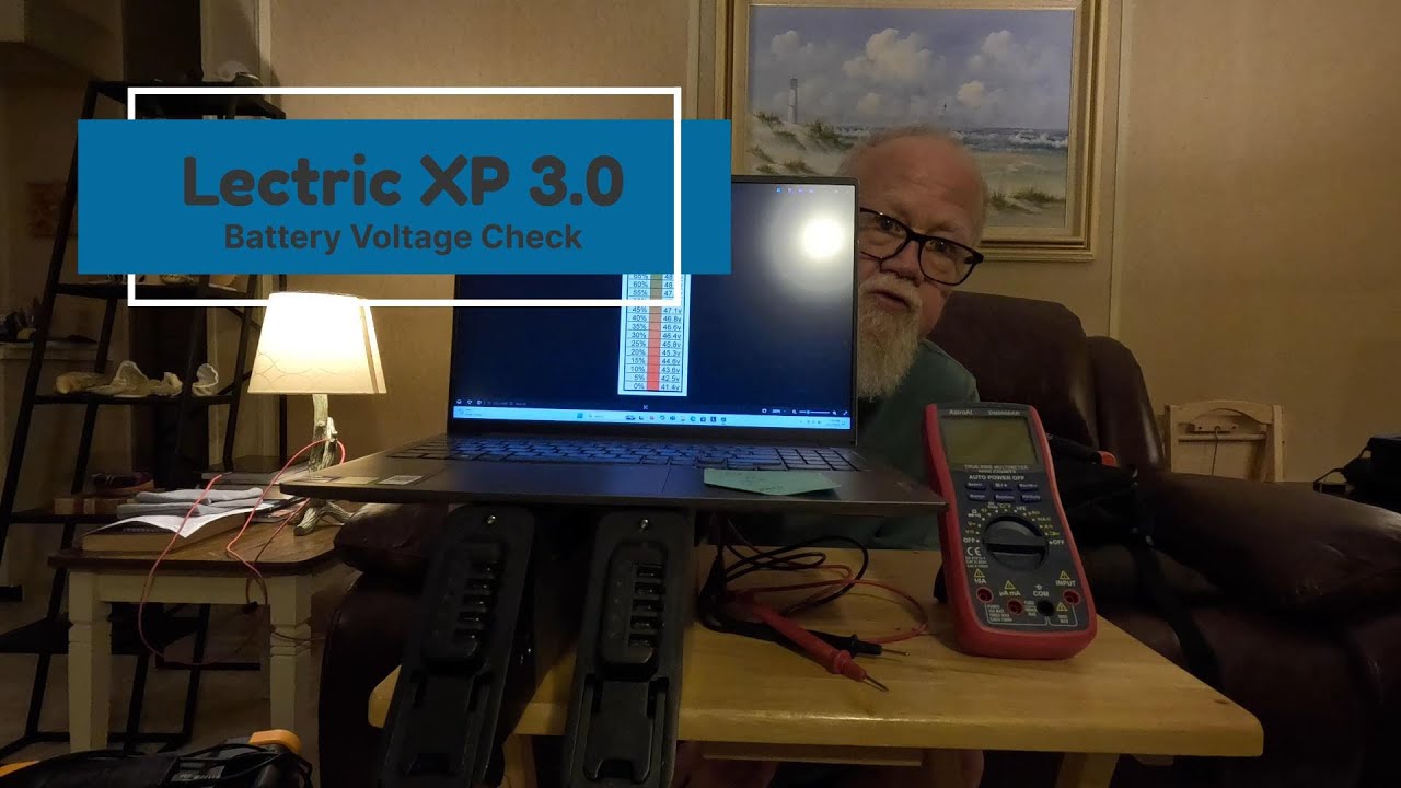 Lectric XP 3.0 Long Range Battery Voltage Check! Multi-Meter Test