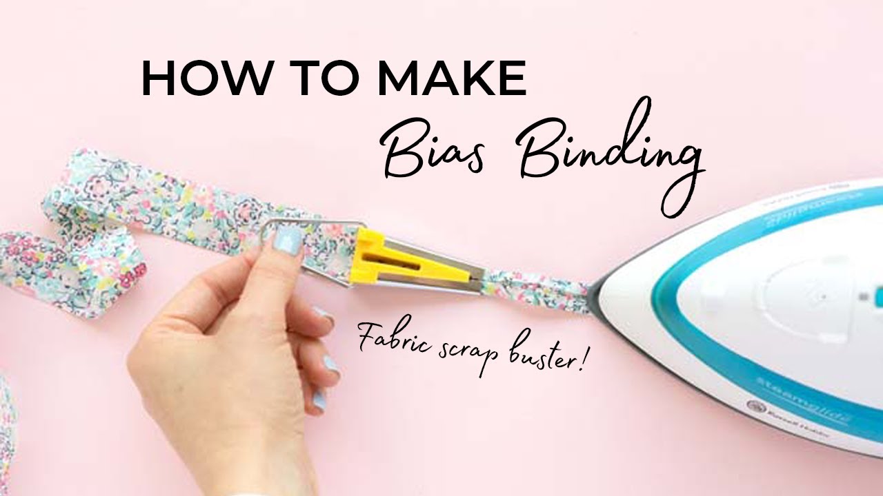 HOW TO MAKE BIAS BINDING (with & without a bias binding maker)