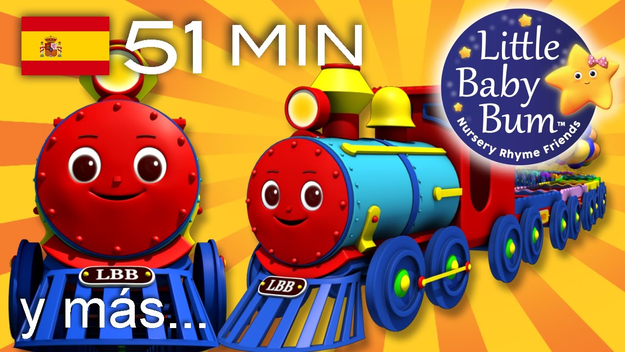 El tren de colores | Y muchas más canciones infantiles | ¡LittleBabyBum!