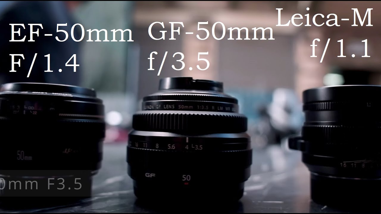 Three 50mm(s) on Fujifilm GFX Bodies, no editing or grading done !