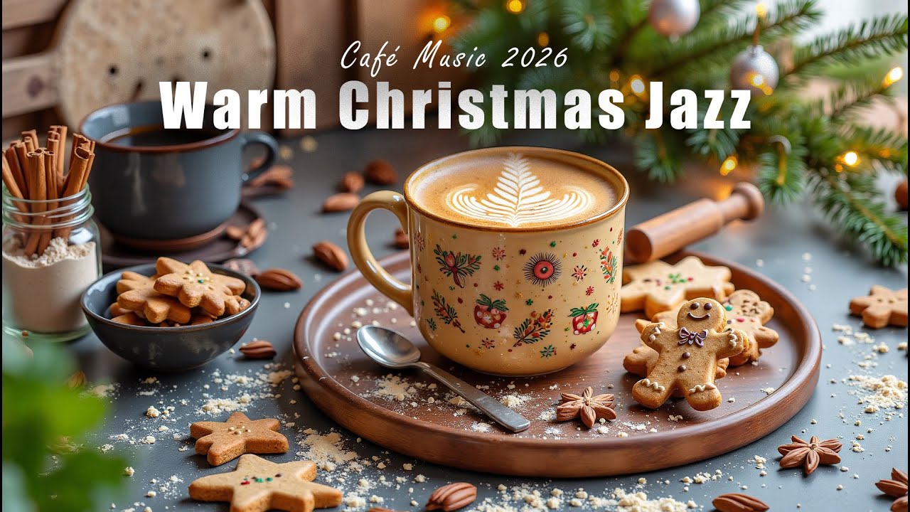 Warm Christmas Jazz ☕ Café Music 2026 - Holiday Ambience for Peaceful Mood & Productivity