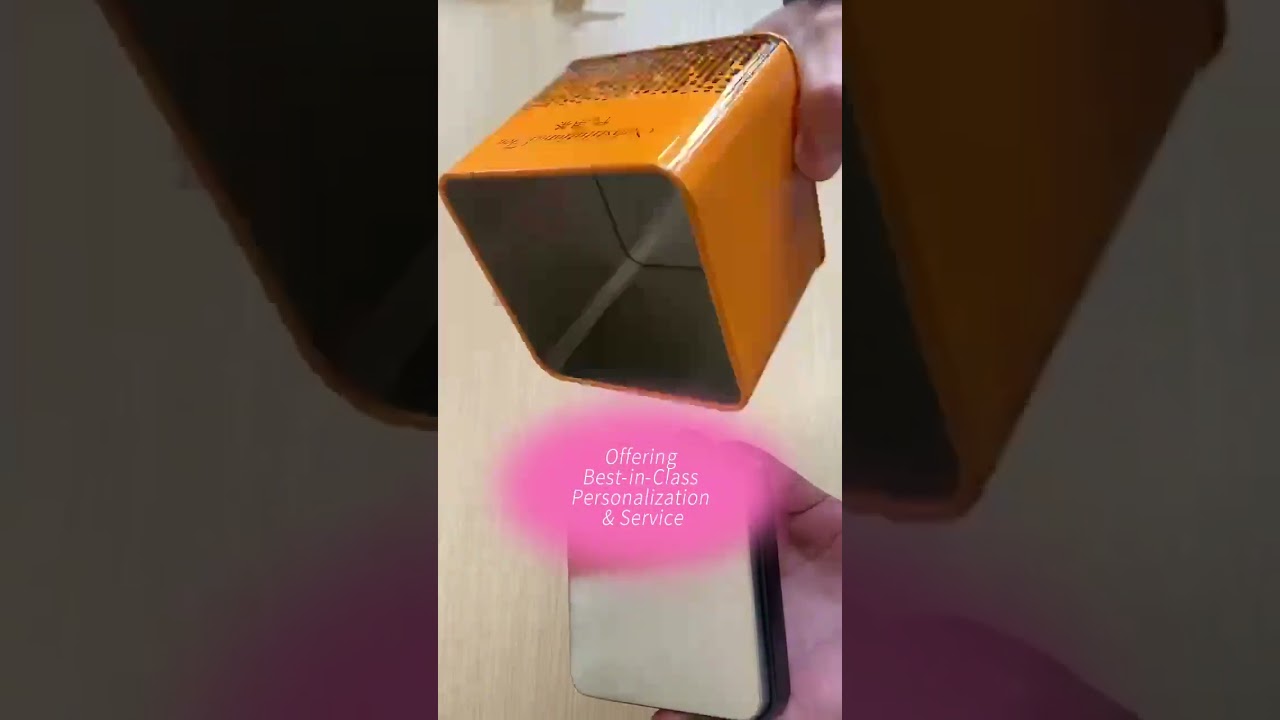 Luxury square tin box for loose tea packaging