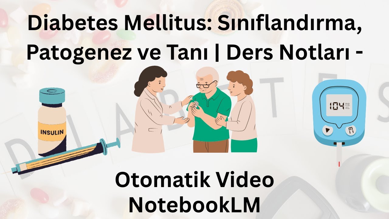 Diabetes Mellitus: Sınıflandırma, Patogenez ve Tanı | Ders Notları | NotebookLM ile otomatik video