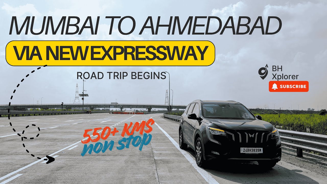 Mumbai to Ahmedabad 3AM Highway Run | XUV700 + Fortuner | Hidden Expressway Stretch Found!