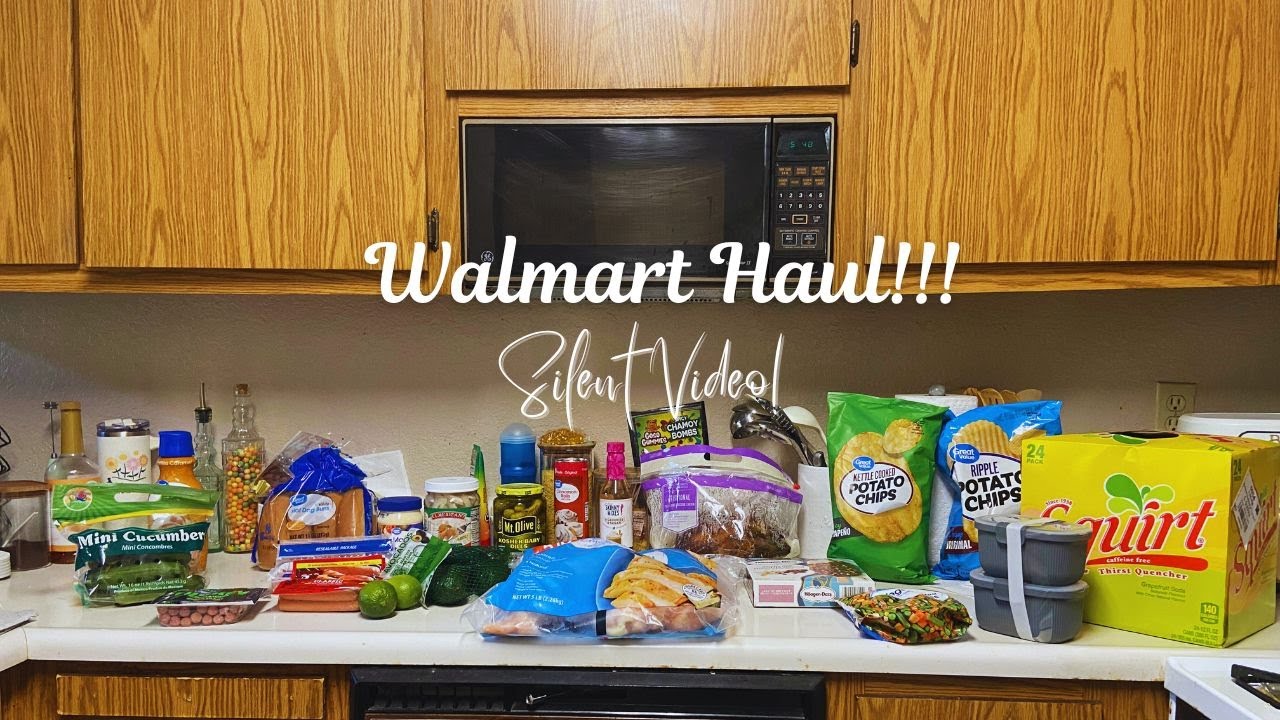 Walmart Haul I Cinnamon Rolls in the air fryer I Living Alone I Silent Diaries I Silent 