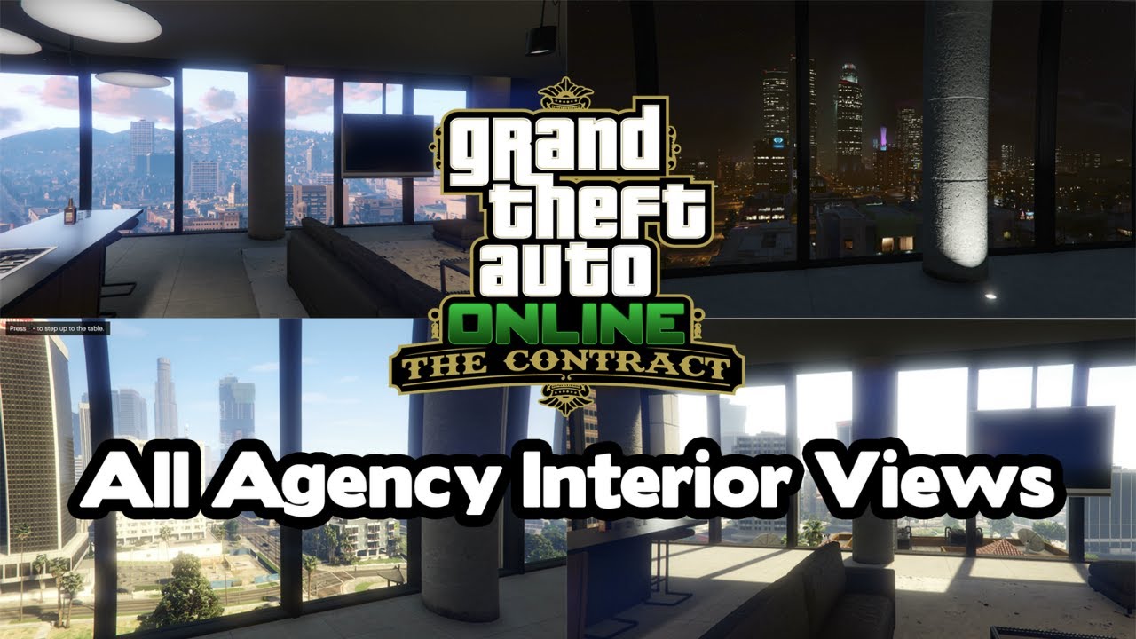 GTA Online The Contract All Agency Interior Views