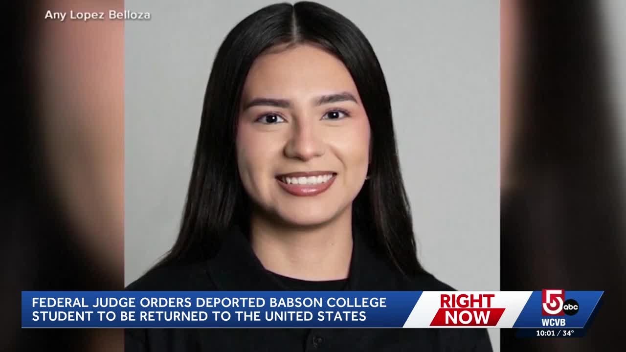Babson student ordered home