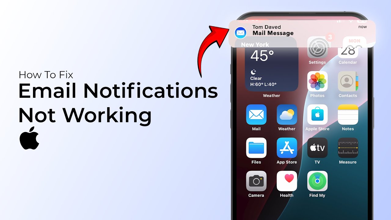 How to Fix Email Notifications Not Working on iPhone?