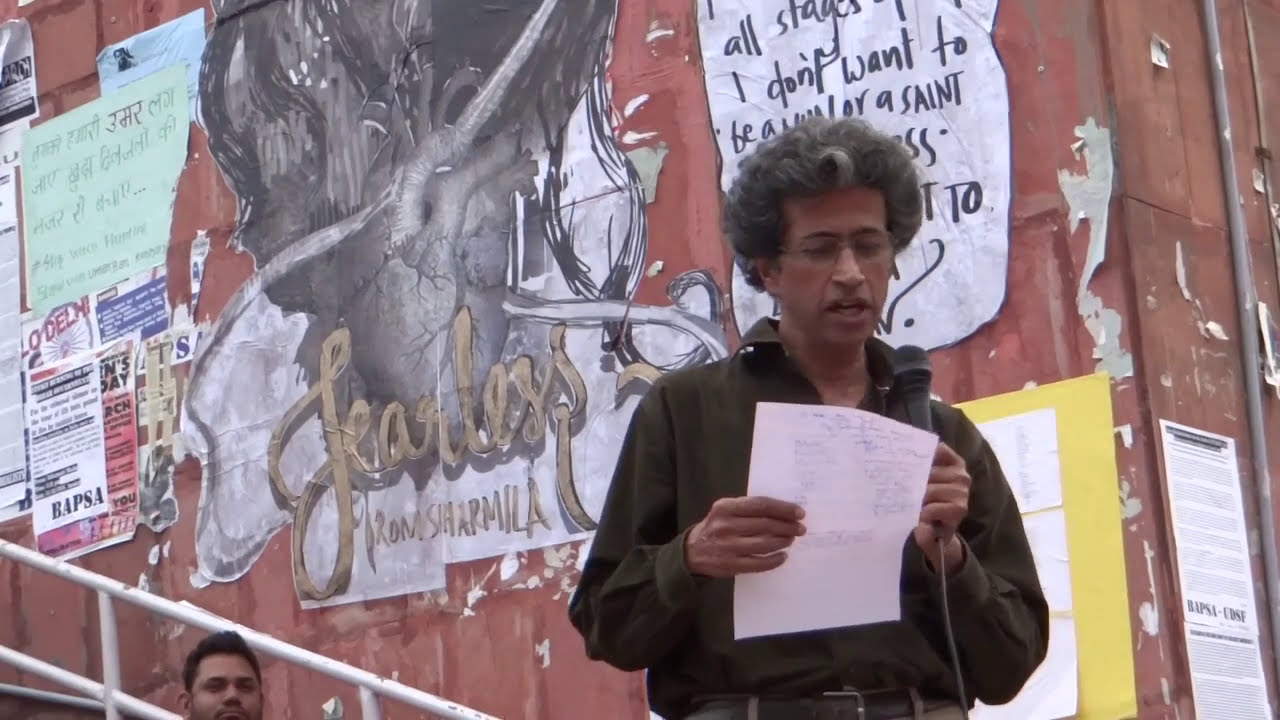 Prof. Neeladri Bhattacharya announces Jnu Freedom Lecture Series