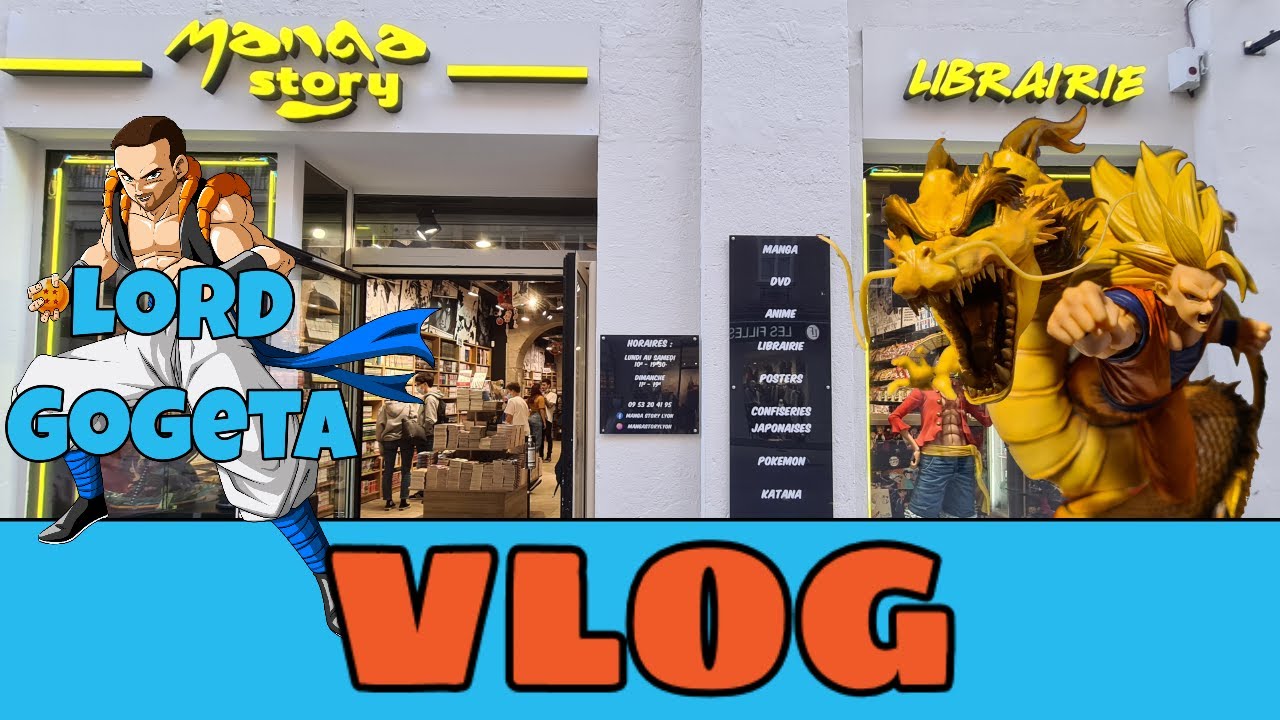 VLOG : Visite de Manga story Lyon