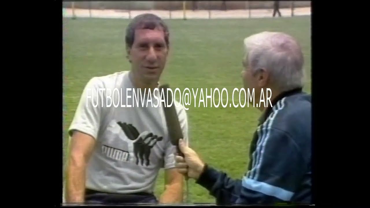 Carlos Bilardo testimonio ganador previo al inicio de la Copa del Mundo 1986.