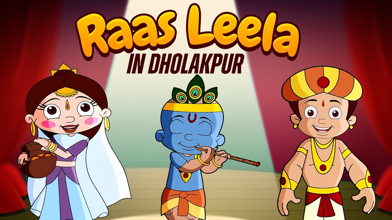 Chhota bheem - Raas Leela in Dholakpur | Krishna Janmashtami Drama | Epic Stories for Kids
