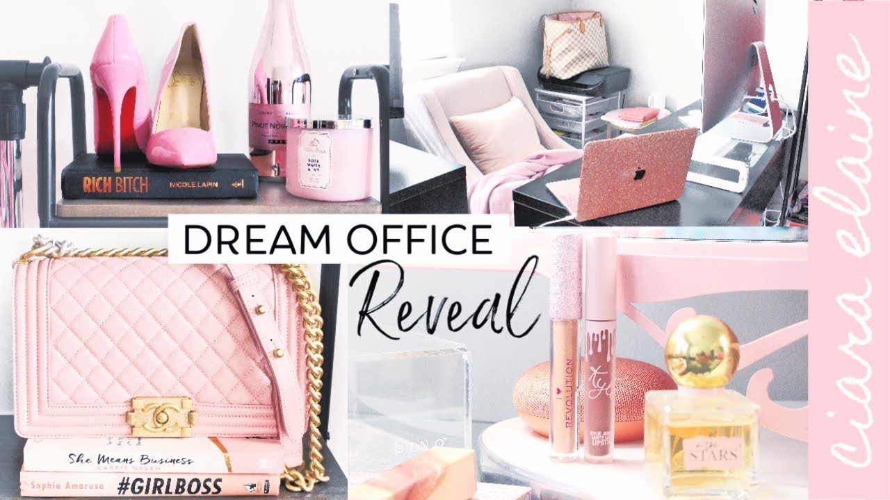 NEW Office Space Tour! | HOME OFFICE TOUR 2019