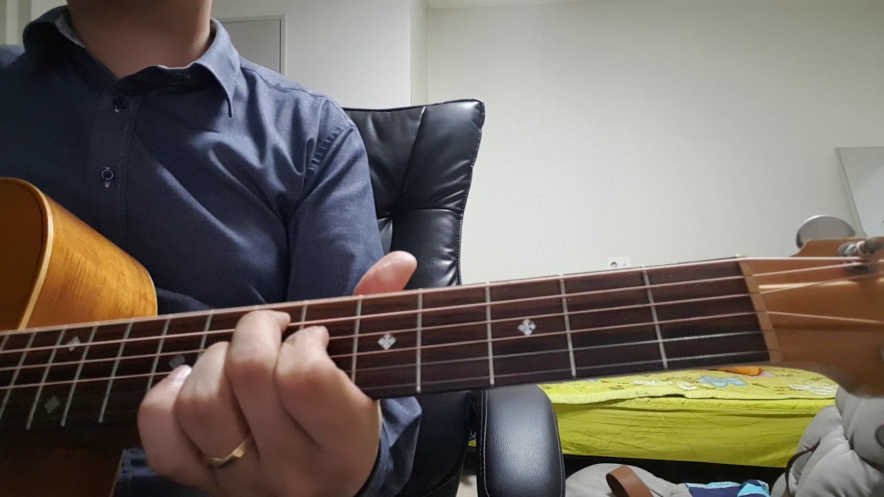 검정치마 - 피와 갈증 어쿠스틱 기타 커버 (The Black Skirts - King of Hurts Acoustic Guitar Cover)