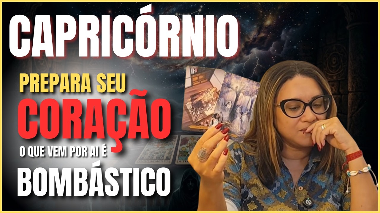 CAPRICÓRNIO PREVISÃO BOMBÁSTICA... ALGUÉM ESCONDE ALGO DE VC MAS NÃO POR MUITO TEMPO! VC VAI SABER..