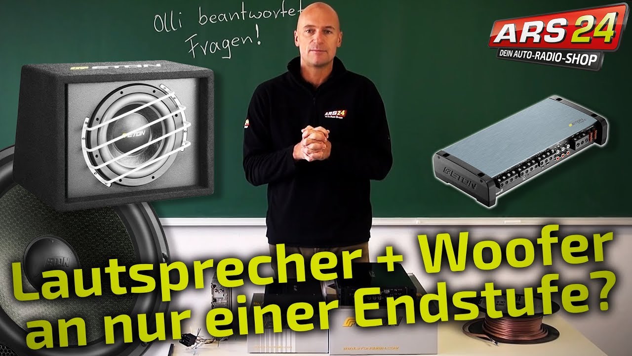 Lautsprecher und Subwoofer an einer  Endstufe? Geht das? | Tutorial | ARS24