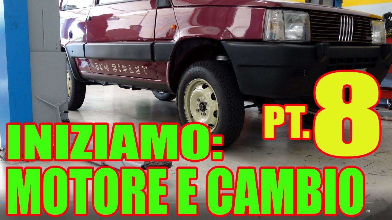 🚗 Restauro Panda 4x4 Sisley 1987 EP8 - Iniziamo da Cambio e Motore 🔧
