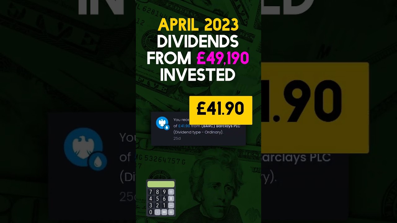 April Dividends Received!